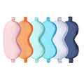 Silk Satin Eye Mask Color Assorted 6-Pack Smooth Sleeping Mask Eye Shade by EleCharm