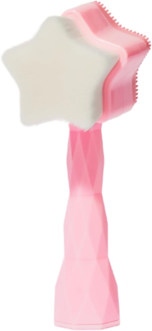 No Mo-Stache All Star Face Brush -Manual Facial Cleansing Brush, 2-in-1 Skin by NoMo-Stache