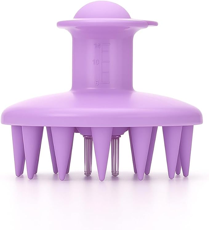 Hair Oil Applicator & Scalp Massager – Soft Silicone Bristles to Remove Dandruff - Image 2