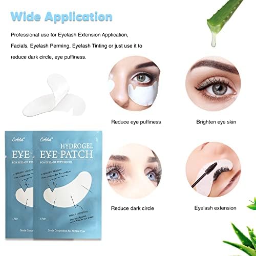 C. ARTIST 100 Pairs V-Shaped 100% Natural Eyelash Extension Under Eye Gel Pads - Image 3
