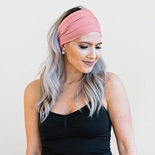 GiLi 2 Pack Wide Headbands for Women Boho African Knotted Non Slip Fashion Hair - Image 2