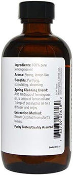 Now Foods Essential Oils, Lemongrass Oil 4 Ounces - Image 2