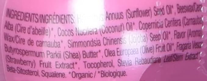 eos 100% Natural & Organic Lip Balm- Strawberry Sorbet, All-Day Moisture - Image 6