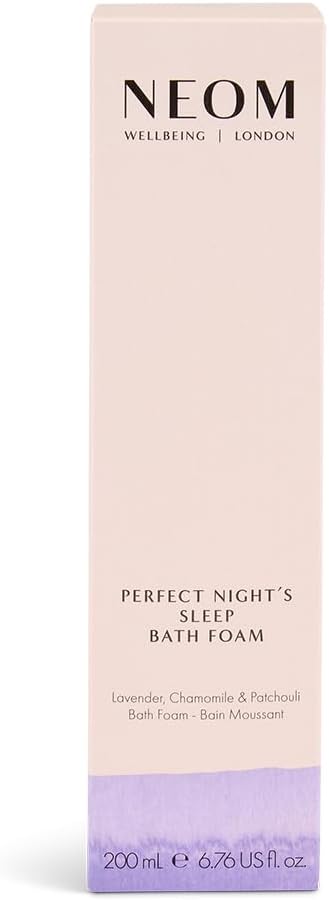 NEOM Perfect Night's Sleep Bath Foam, 200ml I Lavender, Sweet Basil & Jasmine I - Image 7