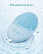 EZBASICS Facial Cleansing Brush, Waterproof Sonic Vibrating Face Brush - Image 5