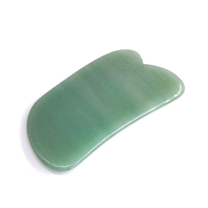 Facial Gua Sha Tool for Chin Massage Tool Natural Jade Stone Gua Sha Board for by Unknown