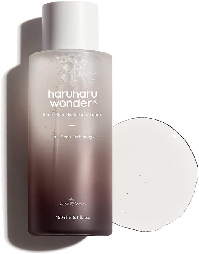 haruharu Wonder Black Rice Hyaluronic Toner, Deep Hydration, Glass Skin by HARUHARU