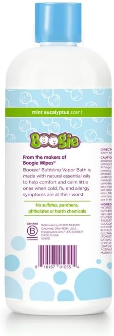 Boogie Kids Botanical Bubble Bath, Soothing Vapor, Made - Image 6