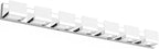 Tipace LED Modern Bathroom Vanity Light Fixtures, 7 Lights Chrome Vanity by Tipace