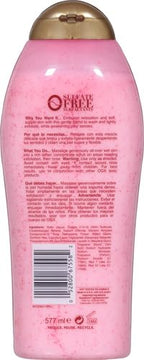 OGX Sensitive + Rose Water & Pink Sea Salt Exfoliating Body Scrub + Rose Quartz - Image 3