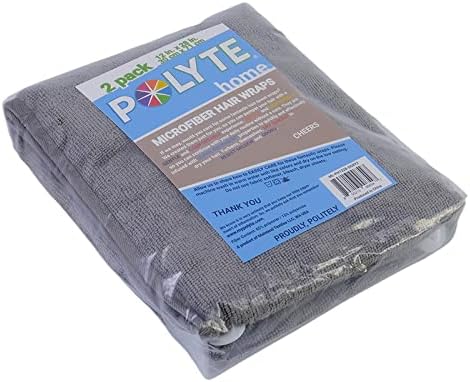 POLYTE Microfiber Hair Turban Wrap Drying Towel - Image 5