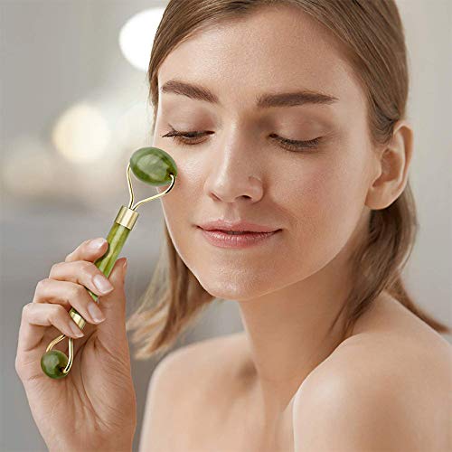 Ysrisny Gua Sha Facial Tools Jade Roller - Image 2