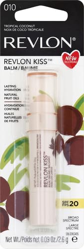 Revlon Tinted Lip Balm, SPF 20, Natural Fruit Oils | Tropical Coconut | Pack of - Image 2