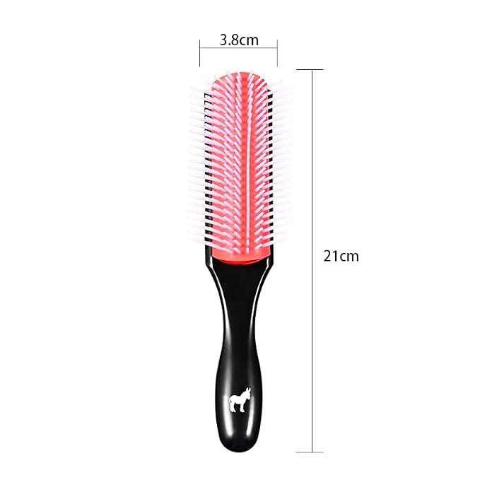 Pete & Pedro Classic Cushion 9 Row Nylon Bristle Men's & Women Hairbrush | Great - Image 5