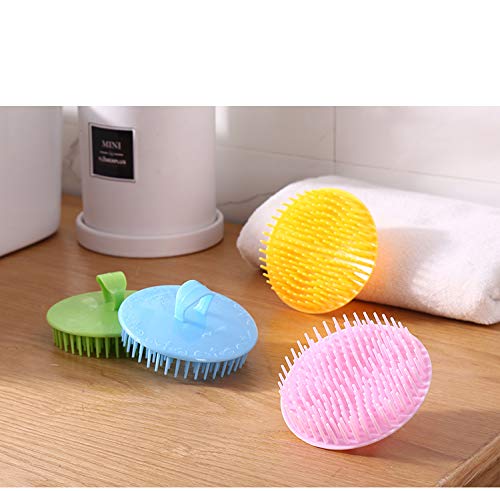 Aroveea Hair Scalp Brush Dandruff Cleaning Brush Shower Scalp Shampoo Brush - Image 7