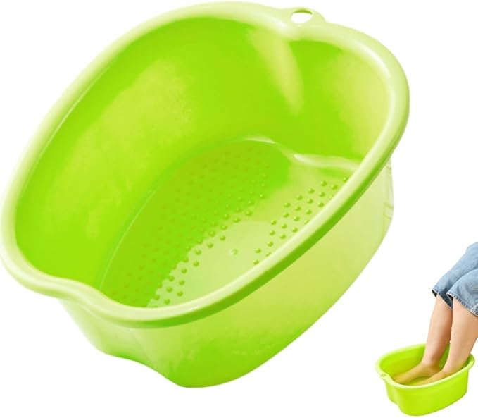 Ytterbium Foot Soaking Bath Basin, Large Massage Foot Soaking Tub, Plastic Home by Unknown