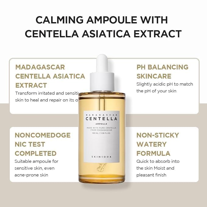 SKIN1004 Madagascar Centella Ampoule 1.01 fl.oz, Korean Face Serum - Image 4