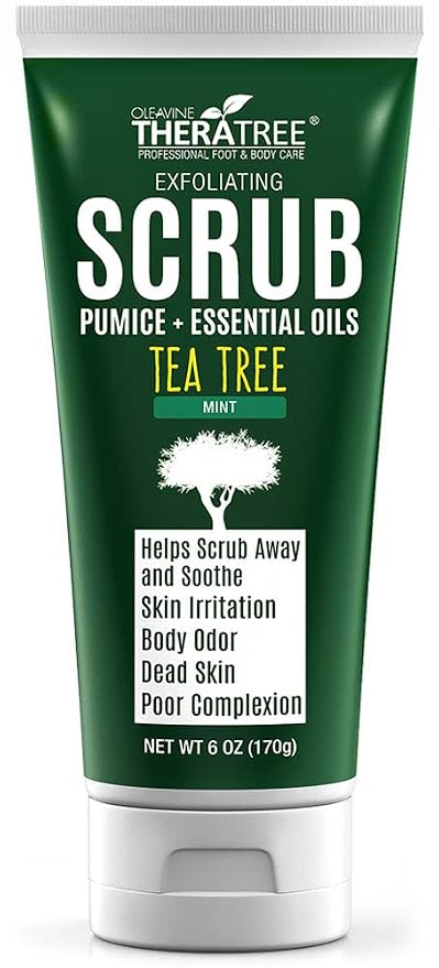 TheraTree Tea Tree Oil Exfoliating Body Scrub by OleavineTheraTree
