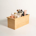 Bamboo Toilet Paper Holder & Bathroom Organizer by Alder Row, Freestanding - Image 9