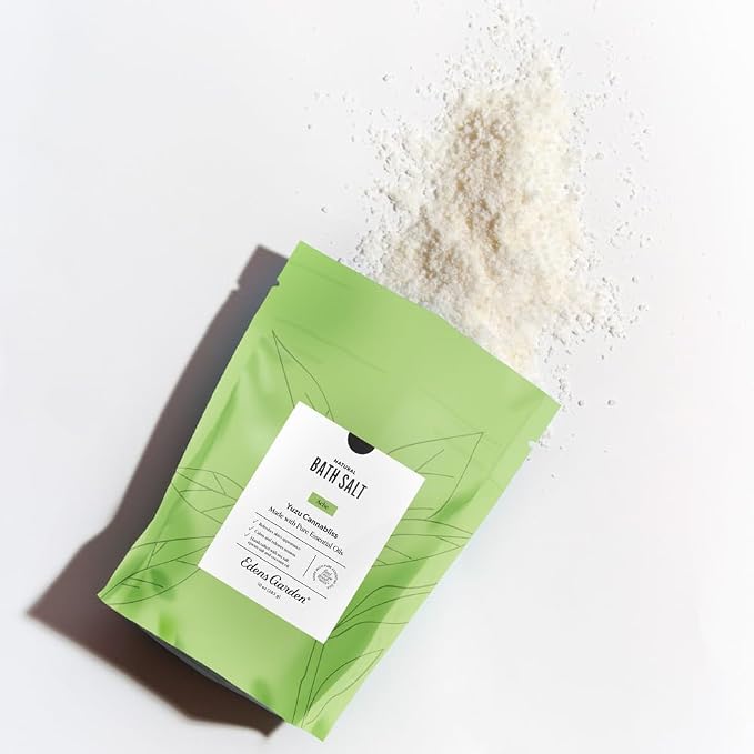 Edens Garden Ache Bath Salt Soak – Yuzu Cannabliss Blend - Image 3