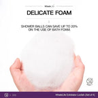 Loofah Sponge Bath Sponge for Women Men 4 Pack - Image 3