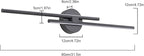 EDISLIVE Dimmable Modern LED Vanity Light Fixtures Bathroom Vanity Wall Lighting - Image 5