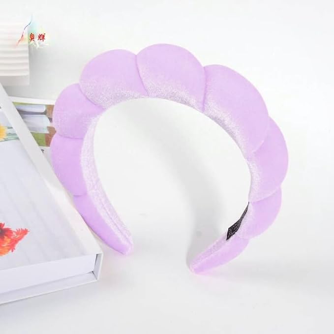 Spa Terry Cloth Headbands for Facial Skincare, Makeup Application, and Face - Image 4