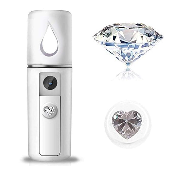 Nano Facial Steamer Mist Spray Eyelash Extensions Cleaning Pores Water SPA by ZOMFOM