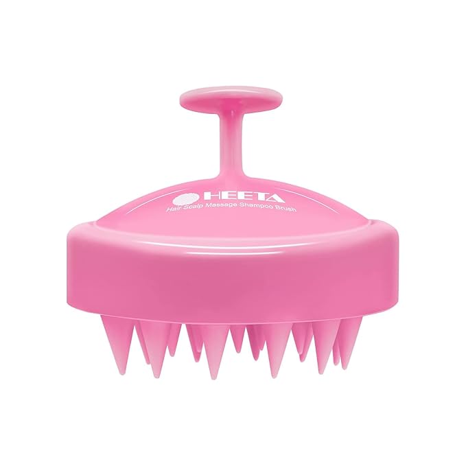 HEETA Scalp Massager Hair Growth, Soft Silicone Scalp Scrubber Shampoo Brush by HEETA