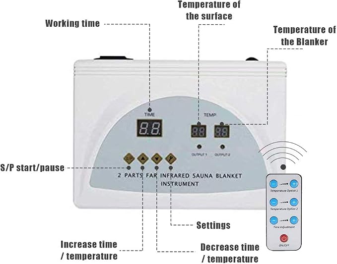 Sauna Blanket Professional Fitness Machine Portable Full Size Infrared Home Spa - Image 5