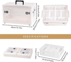 HEY FOLY 30qt Medicine Organizer Storage Box - Image 4