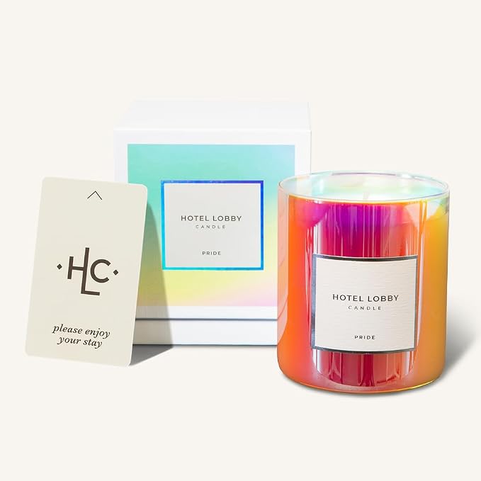 Hotel Lobby Pride Candle – Hand-Poured 9.75oz 100% Soy Wax by HotelLobbyCandle