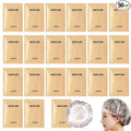 50PCS Portable Individually Wrapped Disposable Shower Caps, Plastic Waterproof by Unknown