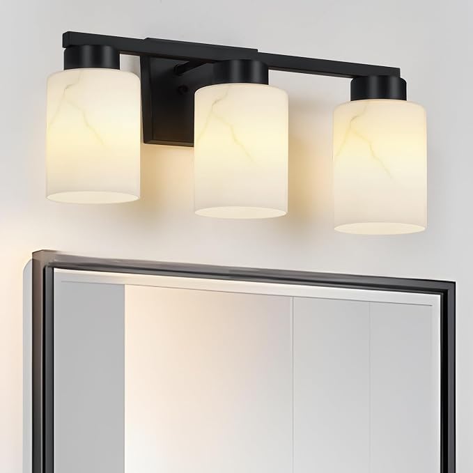 3-Light Bathroom Light Fixtures, Modern Vanity Lights, Living Room, E26 Base - Image 6
