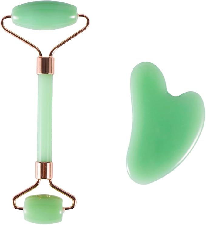 2pcs Scraping Facial Tool Valentine's Day Gift, Includes Roller and Scraping by YAMHOHO