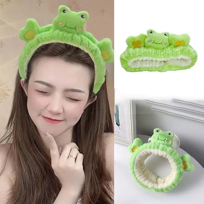Kawaii Spa Headband for Women, Cute Bear Hairband for Make Up, Cute Headwear - Image 4