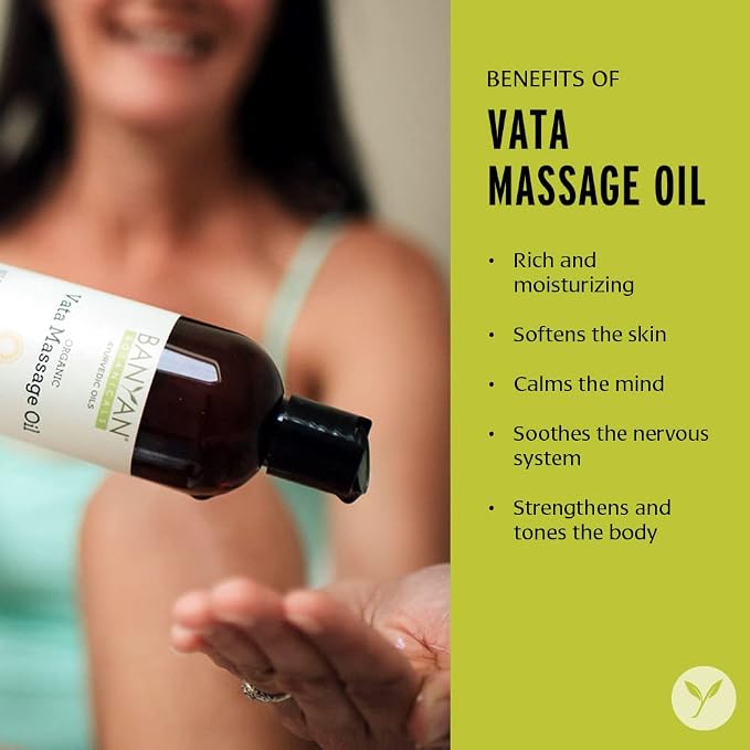 Banyan Botanicals Vata Massage Oil, 128 oz - Image 4