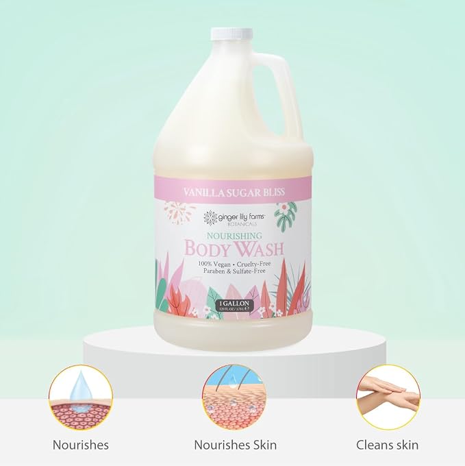 Ginger Lily Farms Botanicals Nourishing Body Wash, 100% Vegan & Cruelty-Free - Image 6