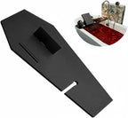 Barydat Halloween Decorations Coffin Bath Tray Gothic Coffin Serving Tray by home