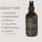 River Birch Vanilla Peppermint Scented Linen and Room Spray | Home Fragrance | - Image 5