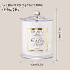 Chloefu LAN Rose Scented Candles, Oud Candle Gifts - Image 2