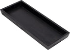 MAONAME Black Bathroom Vanity Tray, Rustic Long Narrow Tray, Rectangle by MAONAME