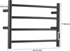Heated Towel Racks for Bathroom, Wall Mounted Electric Towel Warmer Racks - Image 3