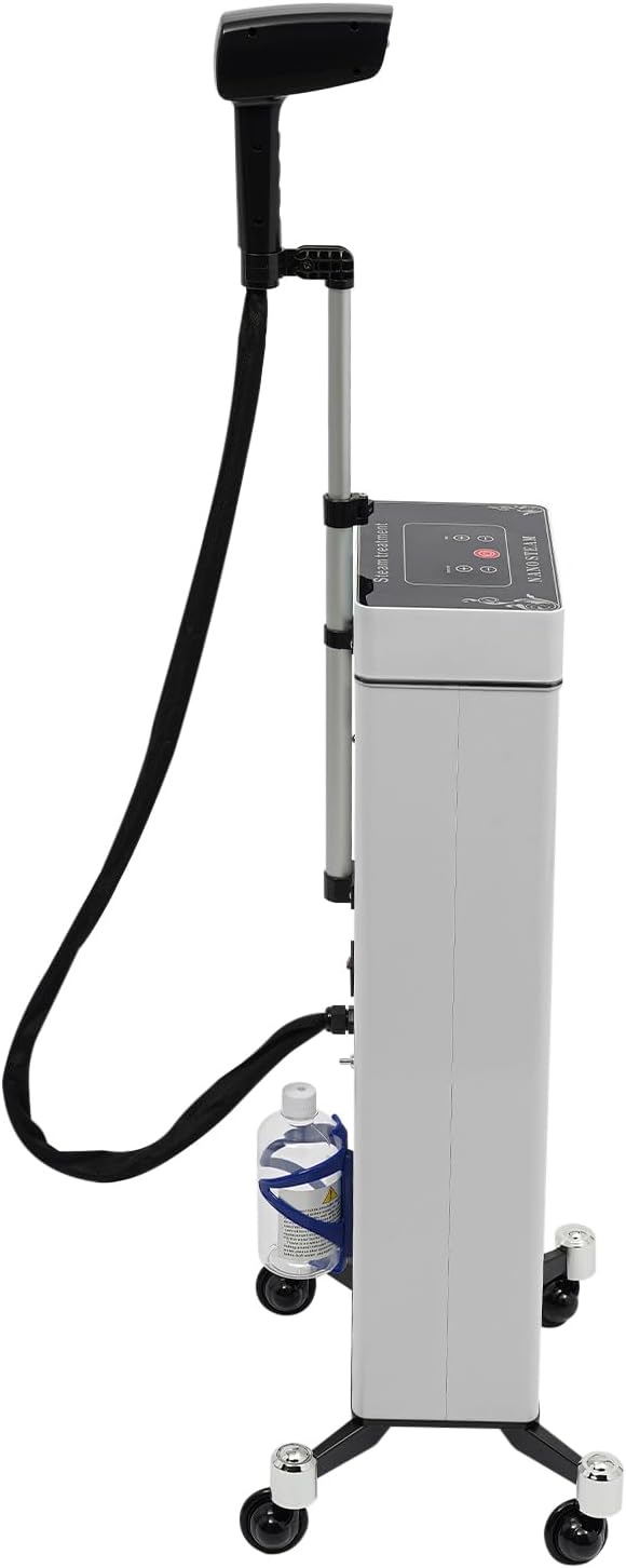 3 In 1 Standing Nano Hair Steamer Heated Micro Mist Spray Negative Ion Blue - Image 5