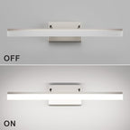 Aipsun 24 inch Modern Brushed Nickel Vanity Light Adjustable Bathroom Light - Image 8