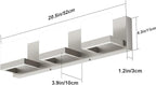 Tipace 3 Lights LED Modern Vanity Light Brushed Nickel Bathroom Lighting - Image 8