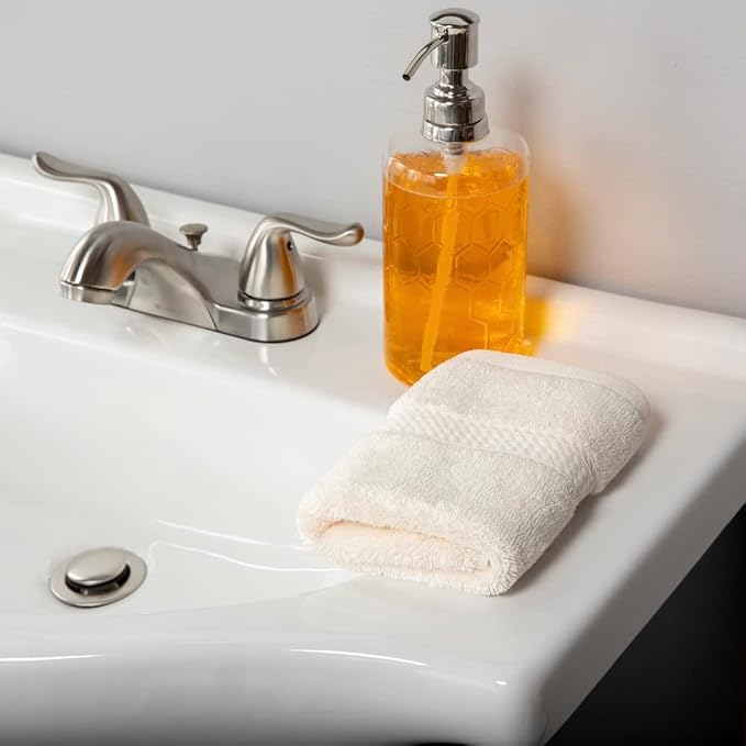 Superior Egyptian Cotton Pile Face Towel/Washcloth Set of 6, Ultra Soft Luxury - Image 7