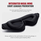 Sleep Mask, 3D Deep Contoured Eye Covers - Image 4