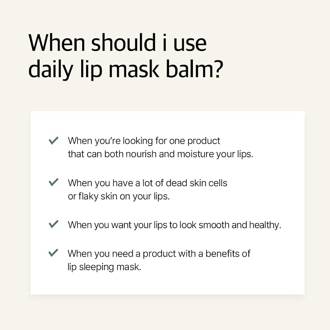 mixsoon Natural Bean Lip Mask Balm - Image 8