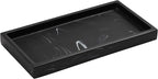 Luxspire Bathroom Vanity Tray, 8 x 4 inch Resin Dresser Jewelry Ring Dish Tank by Luxspire